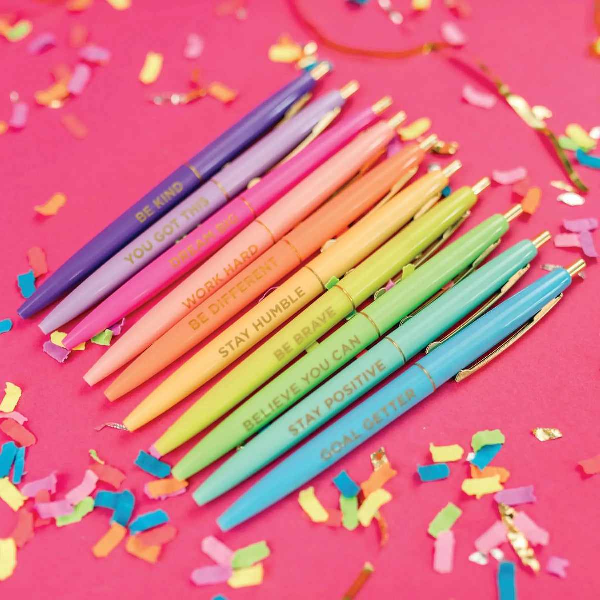 Cute Motivational and Inspirational Pens Set