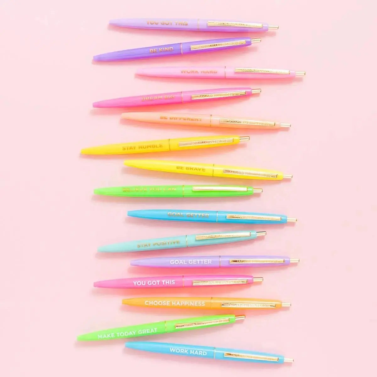 Cute Motivational and Inspirational Pens Set