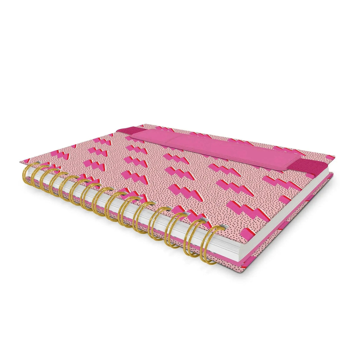 Pink Lightning Bolt Notebook